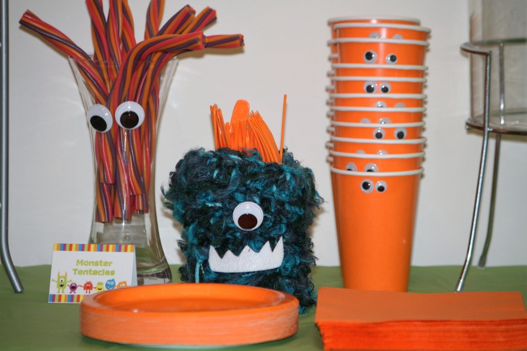 Monster Party Food table Decorations